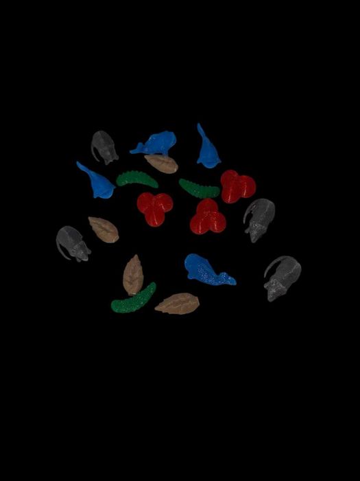 3D-набір фудтокенів для Wingspan (Крила) | 105 шт