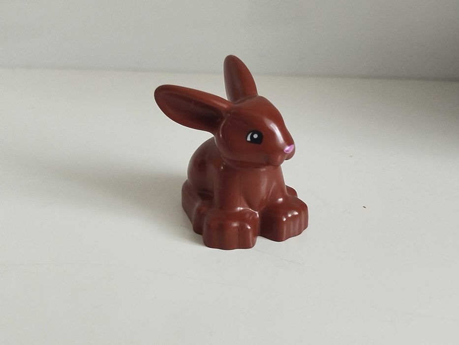 Lego Duplo zwierzęta - brązowy zając, zajączek