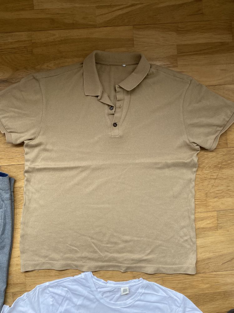 T-shirt, Polo e Calças tam. M / 42 (Levis, Zara, Tiffosi)