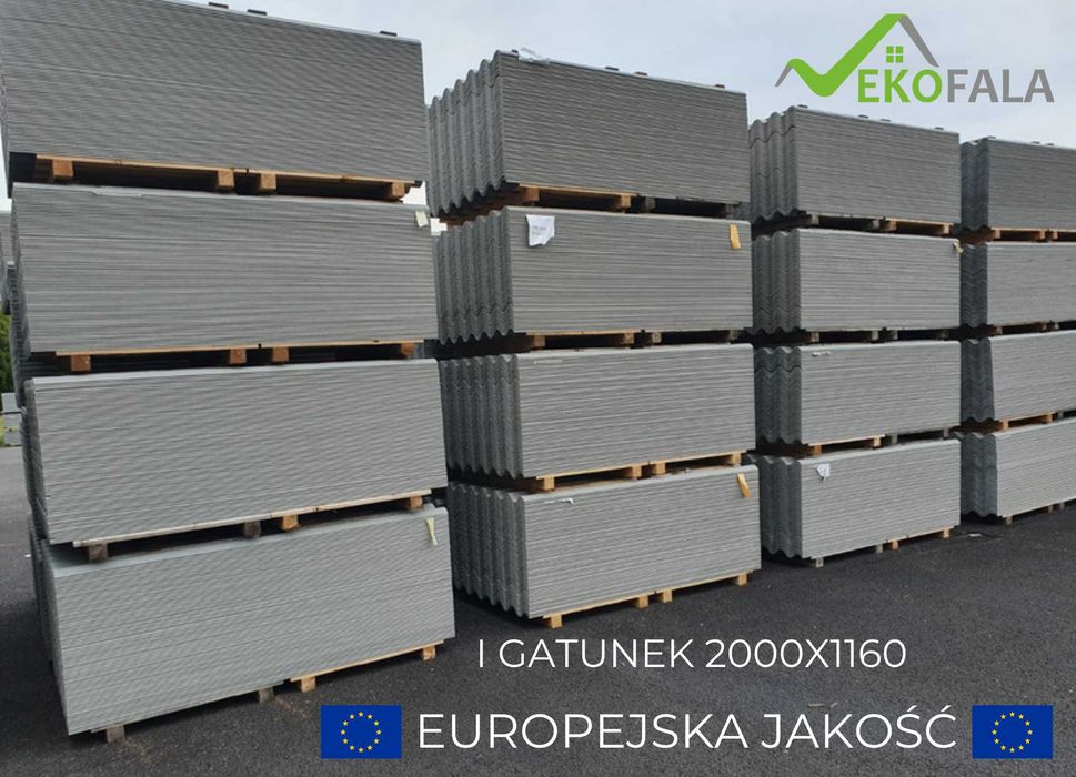 Europejska płyta warstwowa EKOFALA bez azbestu Ferma Kurnik Hala Dom