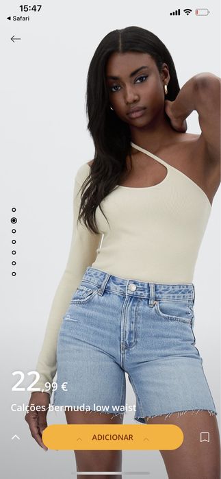 Calçoes ganga Stradivarius