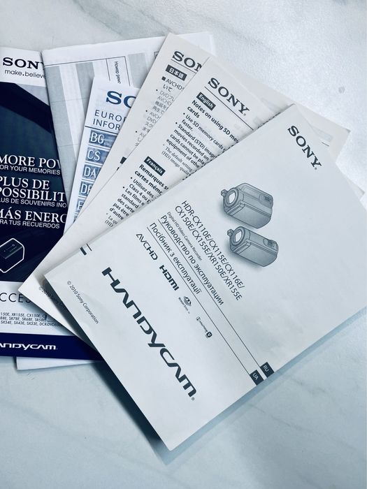 Відеокамера Sony HDR-XR150 нова сенсорний поворотний екран