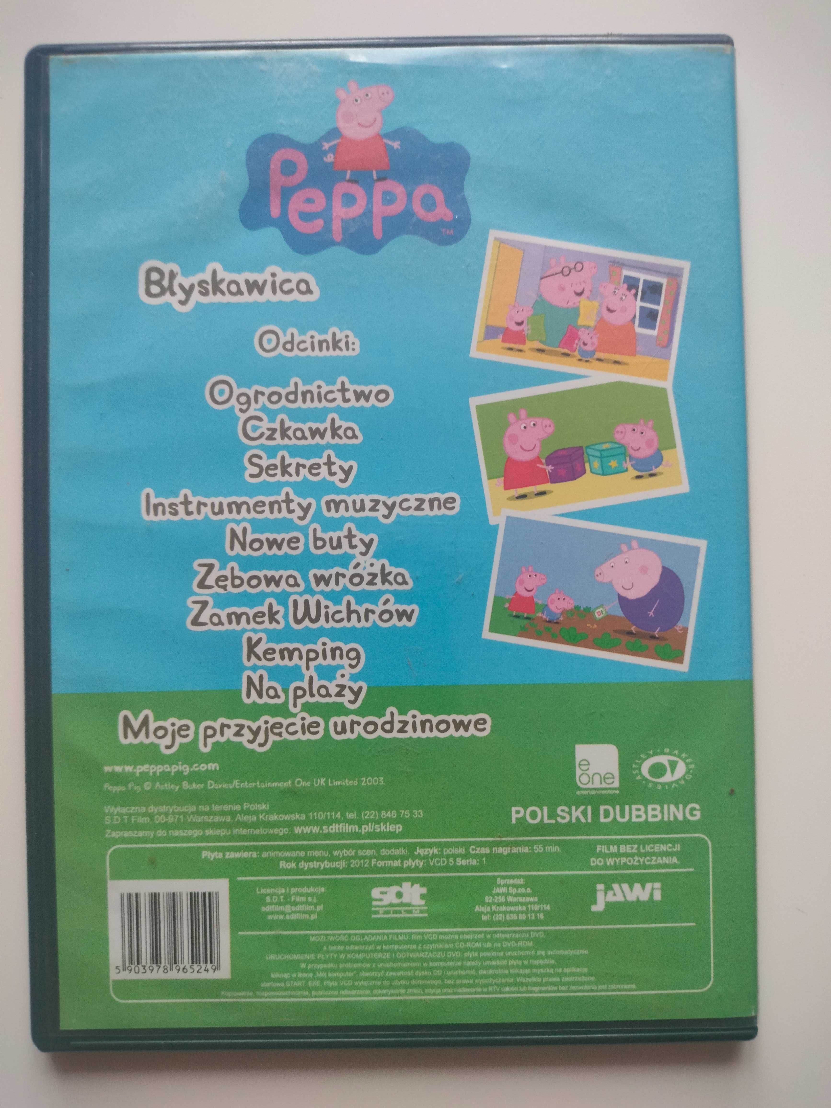 Płyty z bajkami, filmami i bajkami odcinkowymi.