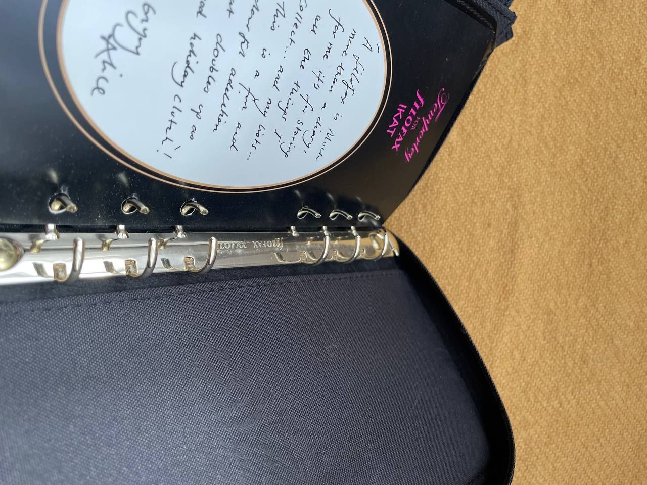 ‼️Блокнот органайзер на кольцах Temperley for Filofax Ikat Design