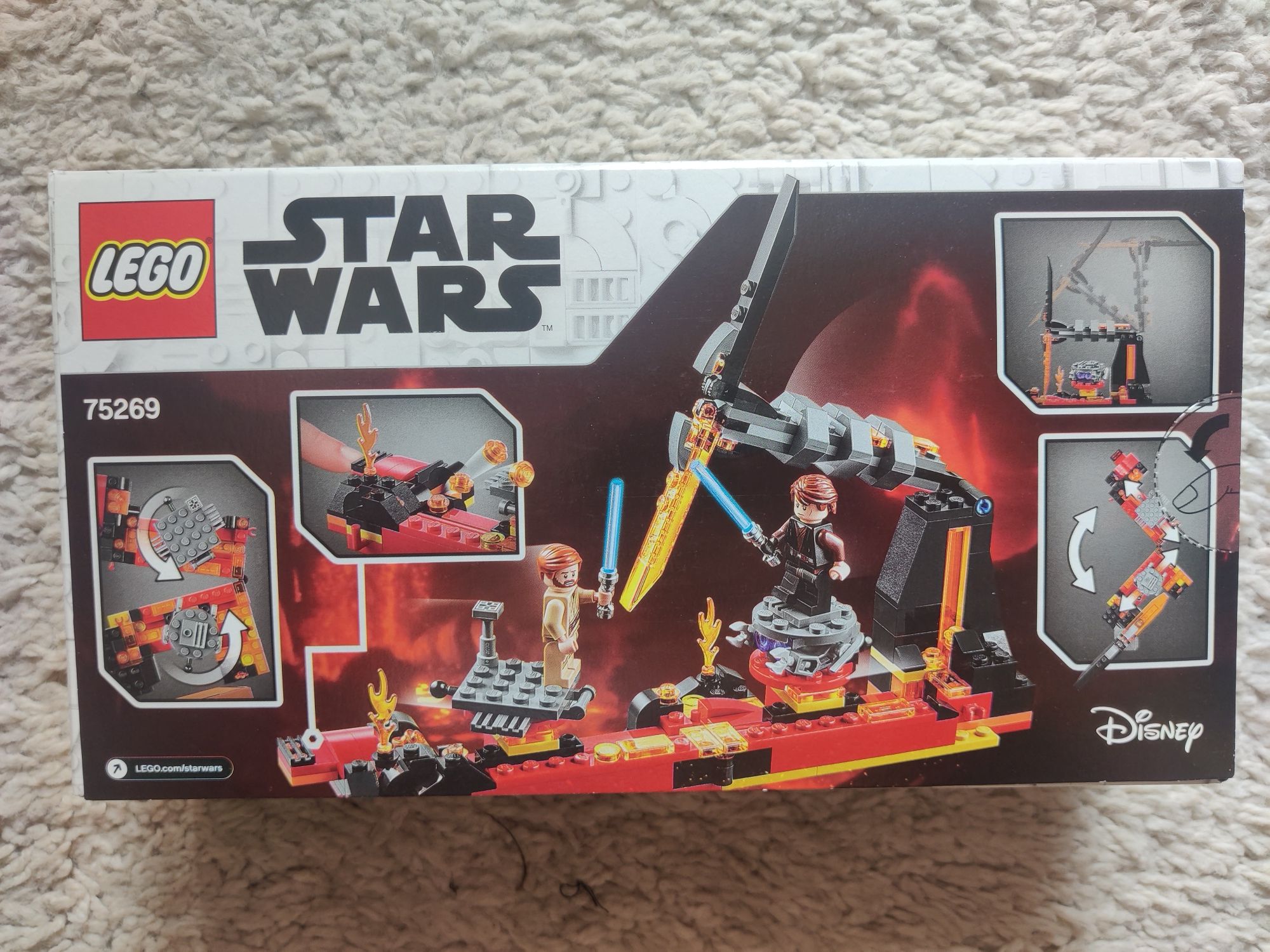 Lego Star Wars 75269 Pojedynek na planecie Mustafar