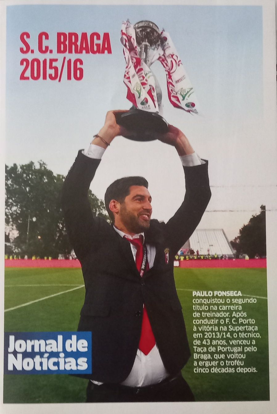 2015/2016 poster S. C. Braga Taça de Portugal