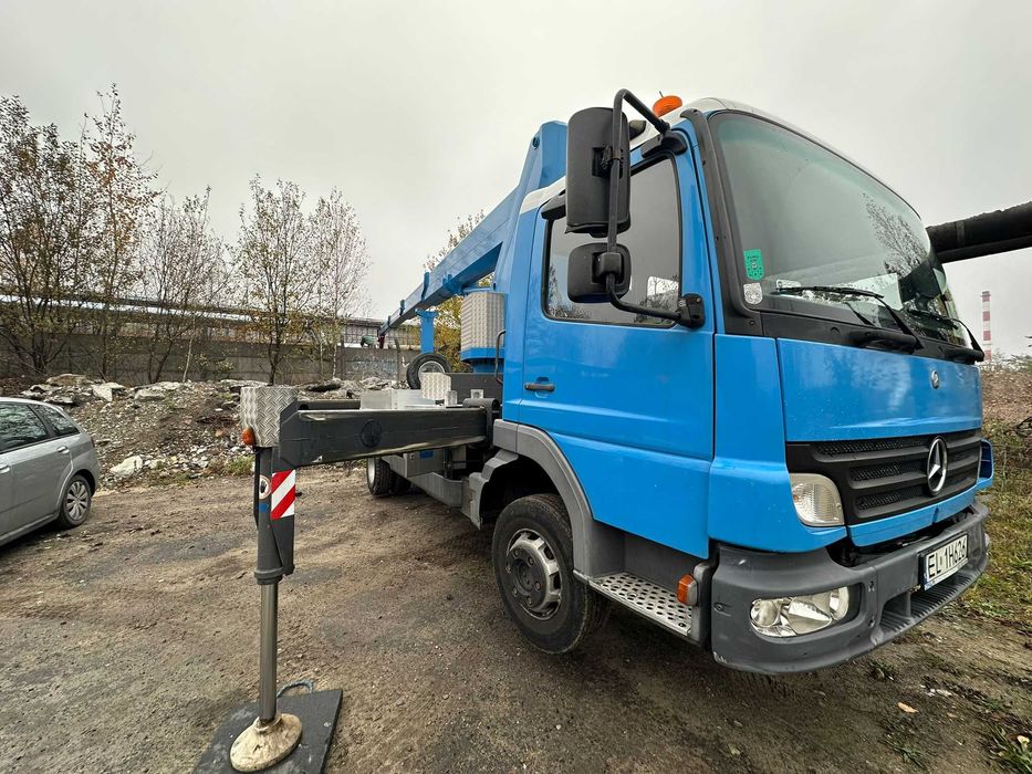 Usługi podnośnikiem koszowym, wysokość robocza 27m