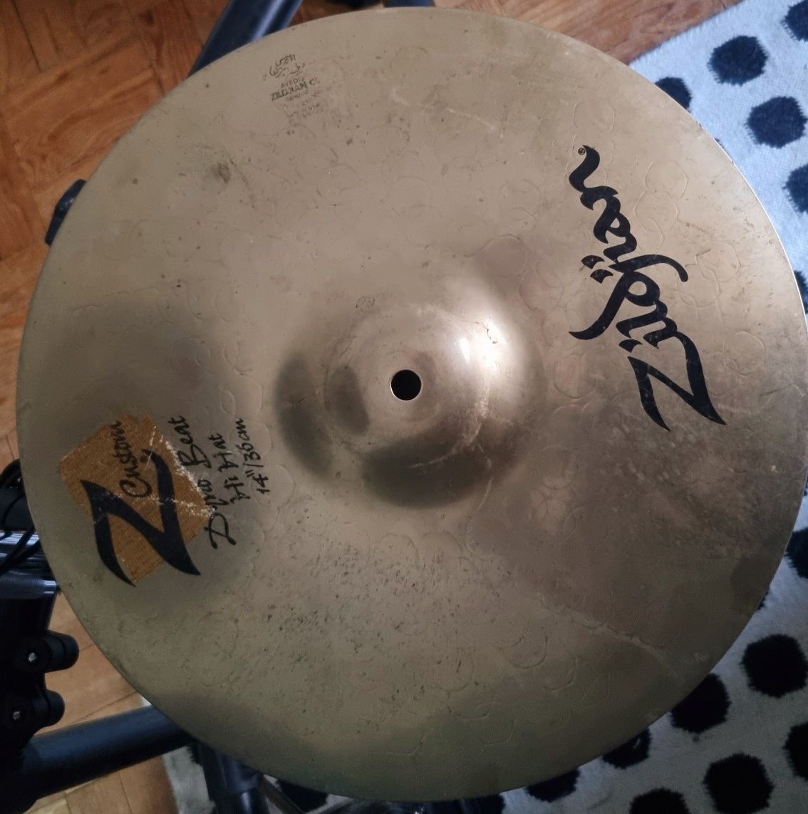 Hi Hat Zildjian série Z Custom Dyno Beat 14"