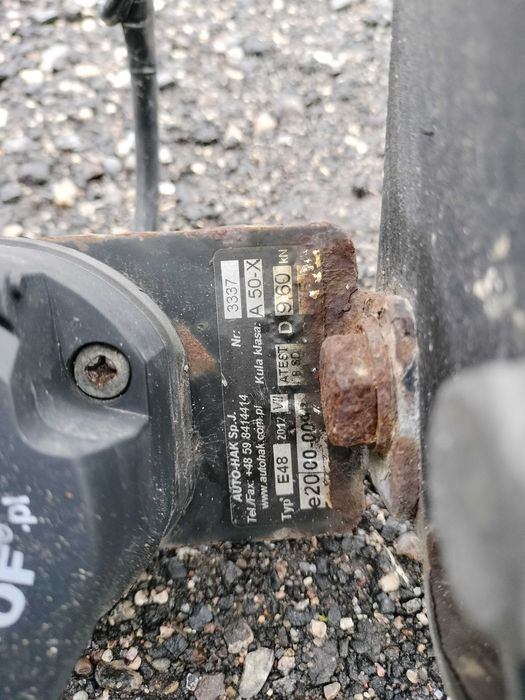 Hak holowniczy do przyczep wiązka Opel Zafira B