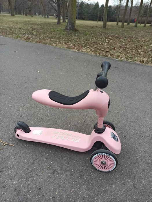 Hulajnoga scoot and ride różowa