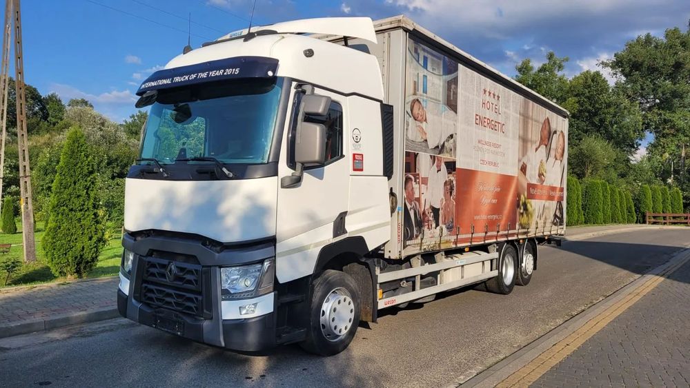 Renault T  Renault Volvo T460 firana firanka plandeka