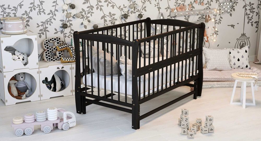 Кроватка для новонароджених ! Ліжко для Немовлят _ Ліжечко Букове!