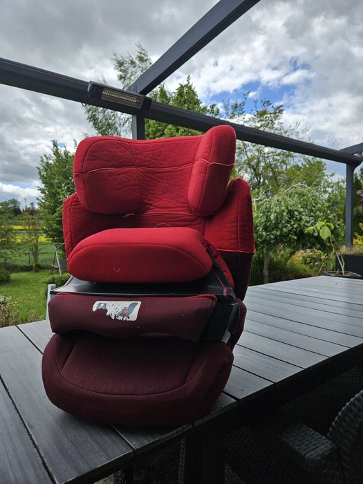 Fotelik Cybex Aura-Fix – Rumba Red-Dark (9–36 kg) / [15-36kg]