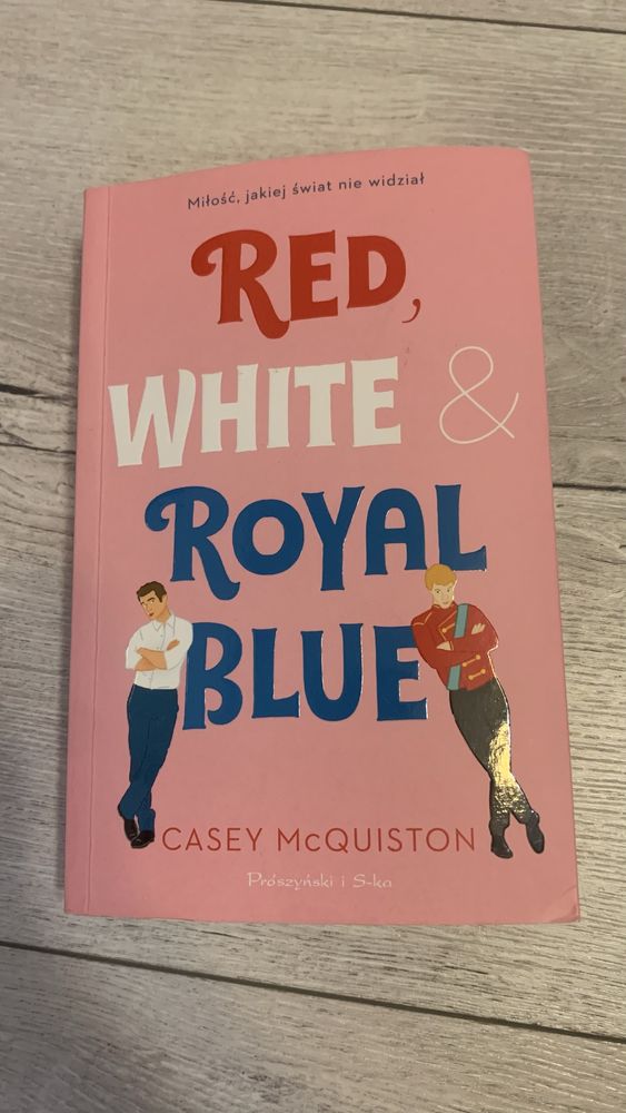 Red, white and royal blue