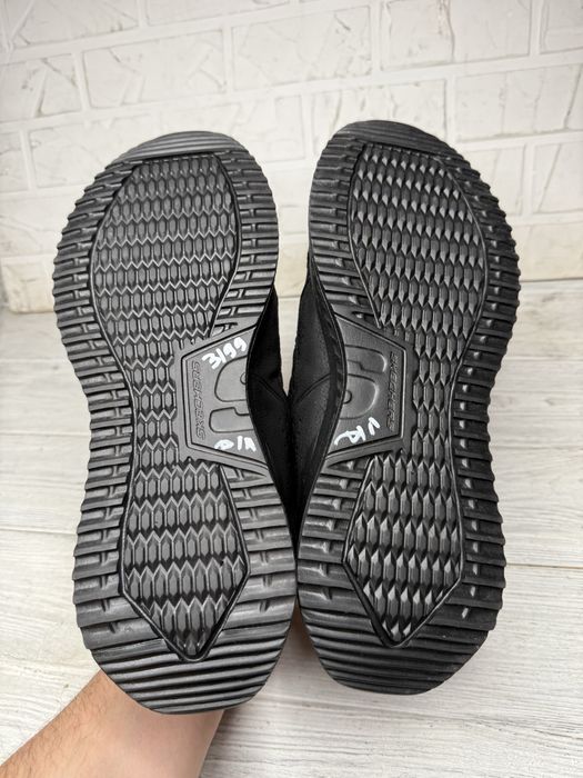 Мужские черные кроссовки skechers matera 2.0