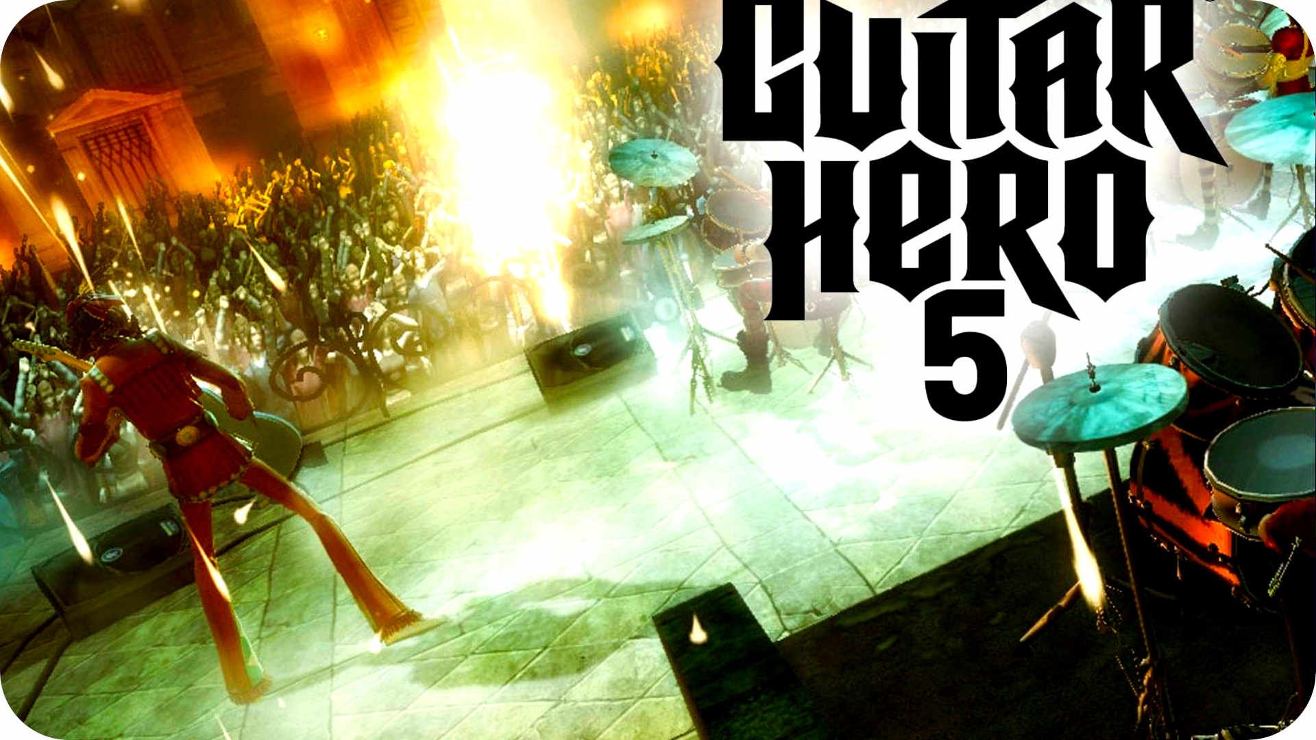 gra muzyczna Xbox 360 Guitar Hero 5 łap za wiosło i Graj Najlepsze Rif