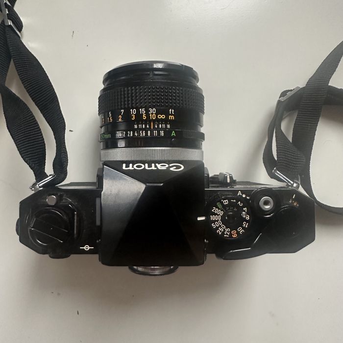 Canon f1 + canon fd scc 50mm f1.4