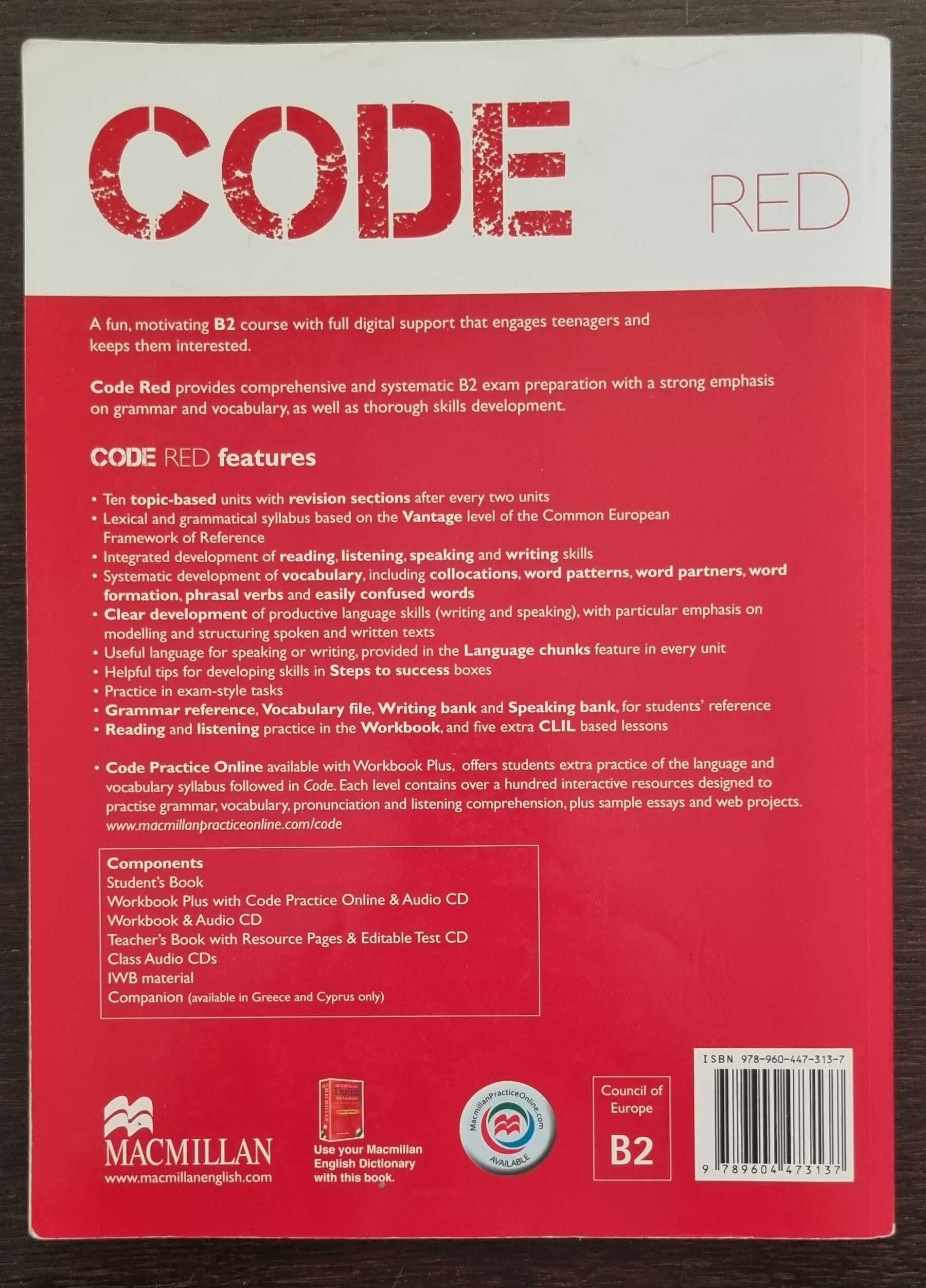 CODE Red B2 - Student's Book