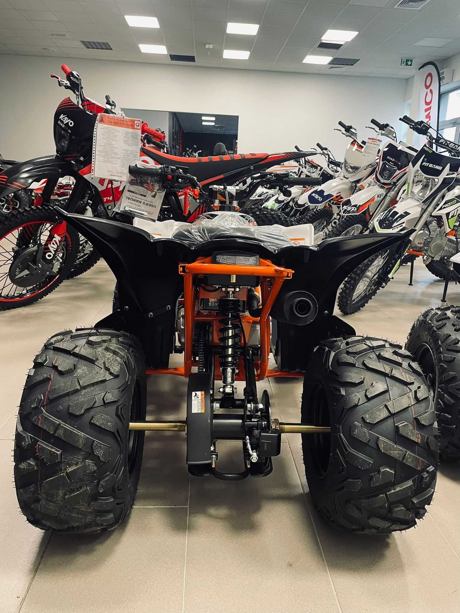 Quad Kayo AT125 dla dzieci, nowy, trwały, najlepszy wybór QuadON