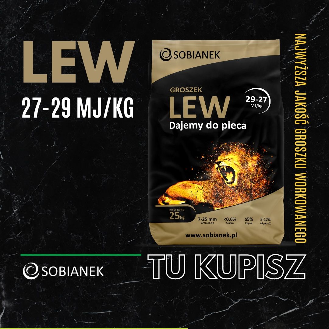 SOBIANEK LEW Ekogroszek Extra Premium Plus ROWDAR Karlik Skarbek Pelle