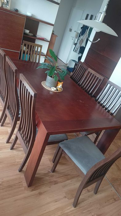 Stół drewniany rozkładany 175-265 x 95