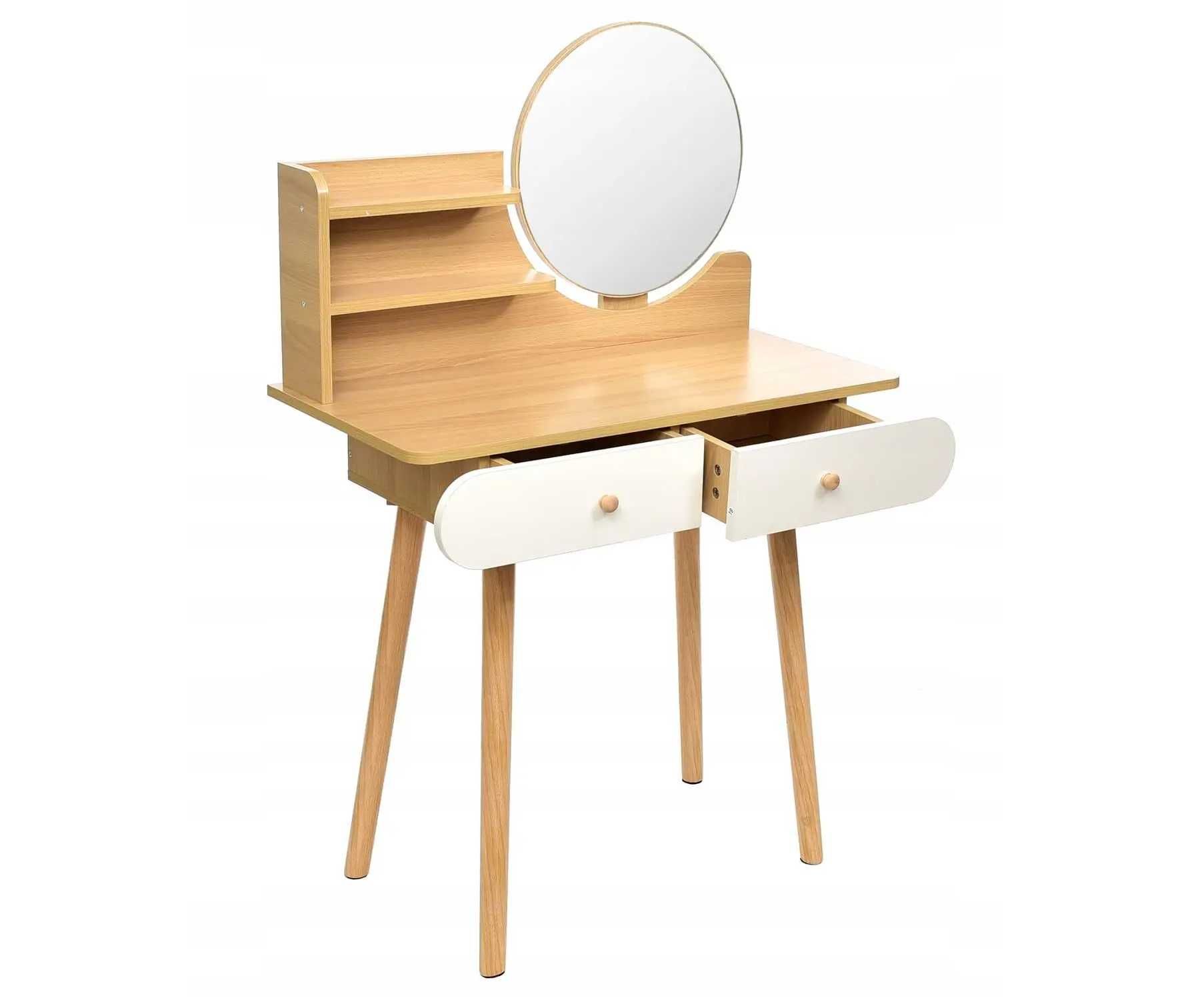 Туалетний столик з круглим дзеркалом/Косметический женский стіл