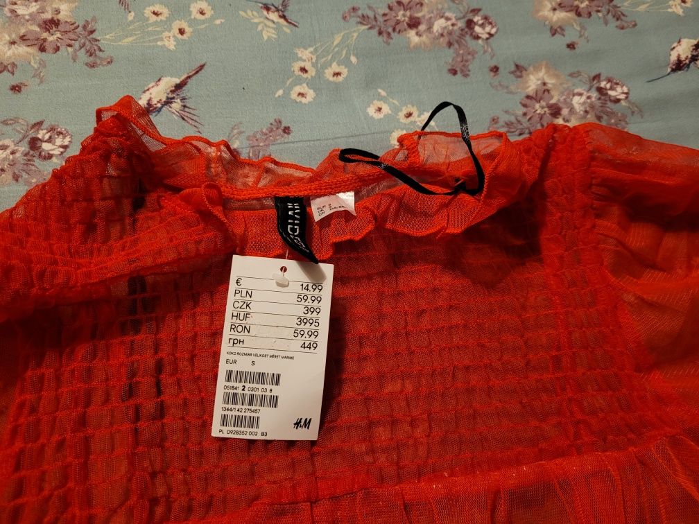 Czerwona Sukienka H&M