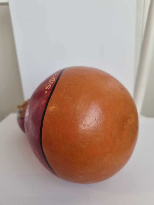 Gruszka,lalka z tykwy,kolorowa,vintage,ręcznie malowana