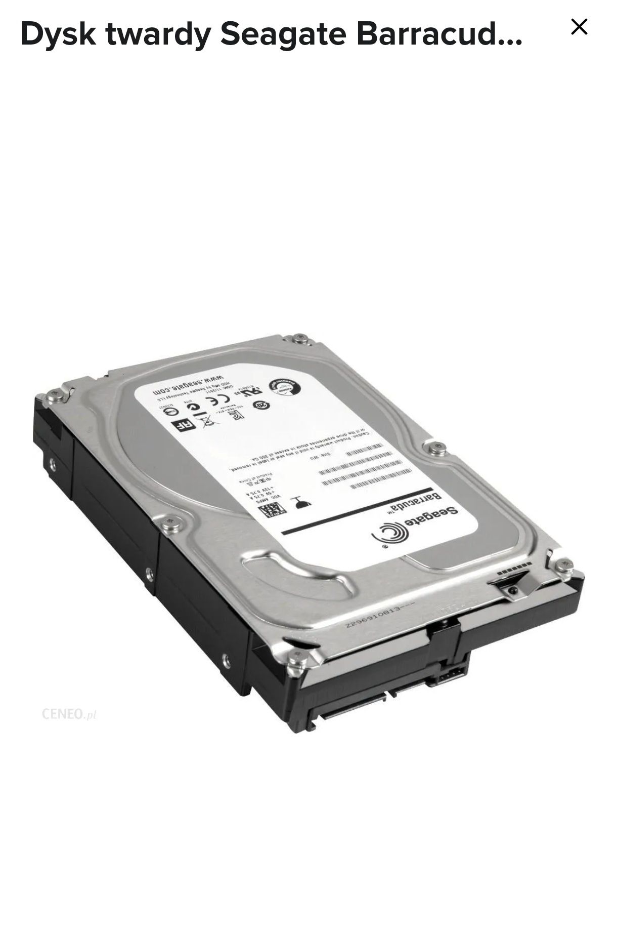 Dysk HDD 3.5cala Seagate 1000GB