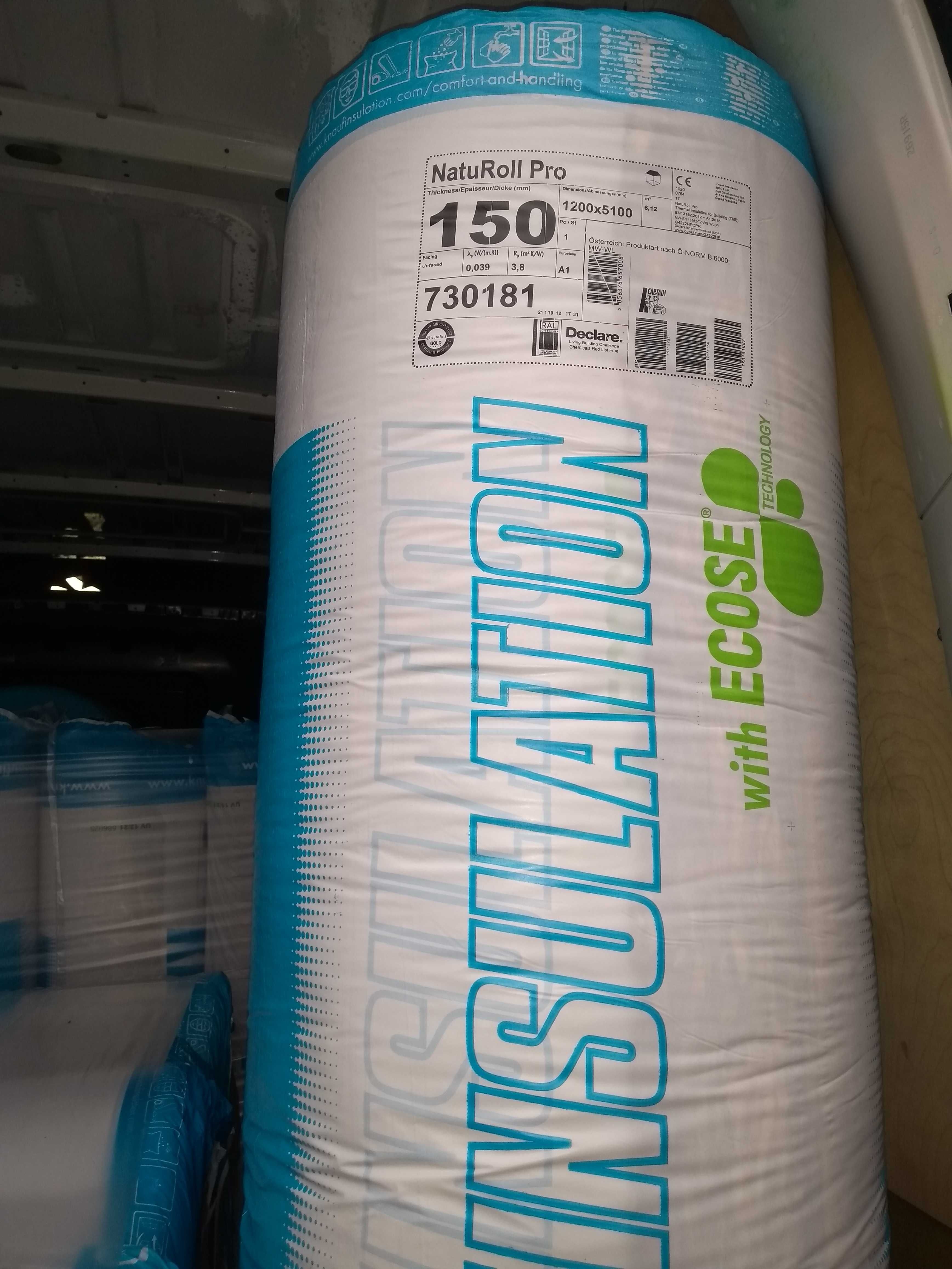 Wełna firmy Knauf 15 cm