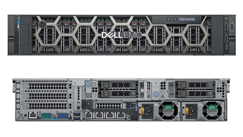 Нове серверне обладнання DEll PE R640, DELL PowerEdge R740XD