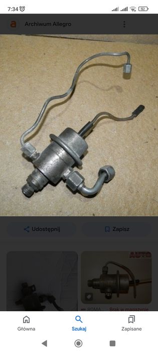 Regulator ciśnienia paliwa Mercedes