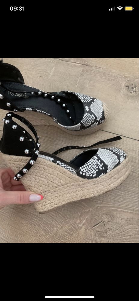 Espadryle wysokie 36