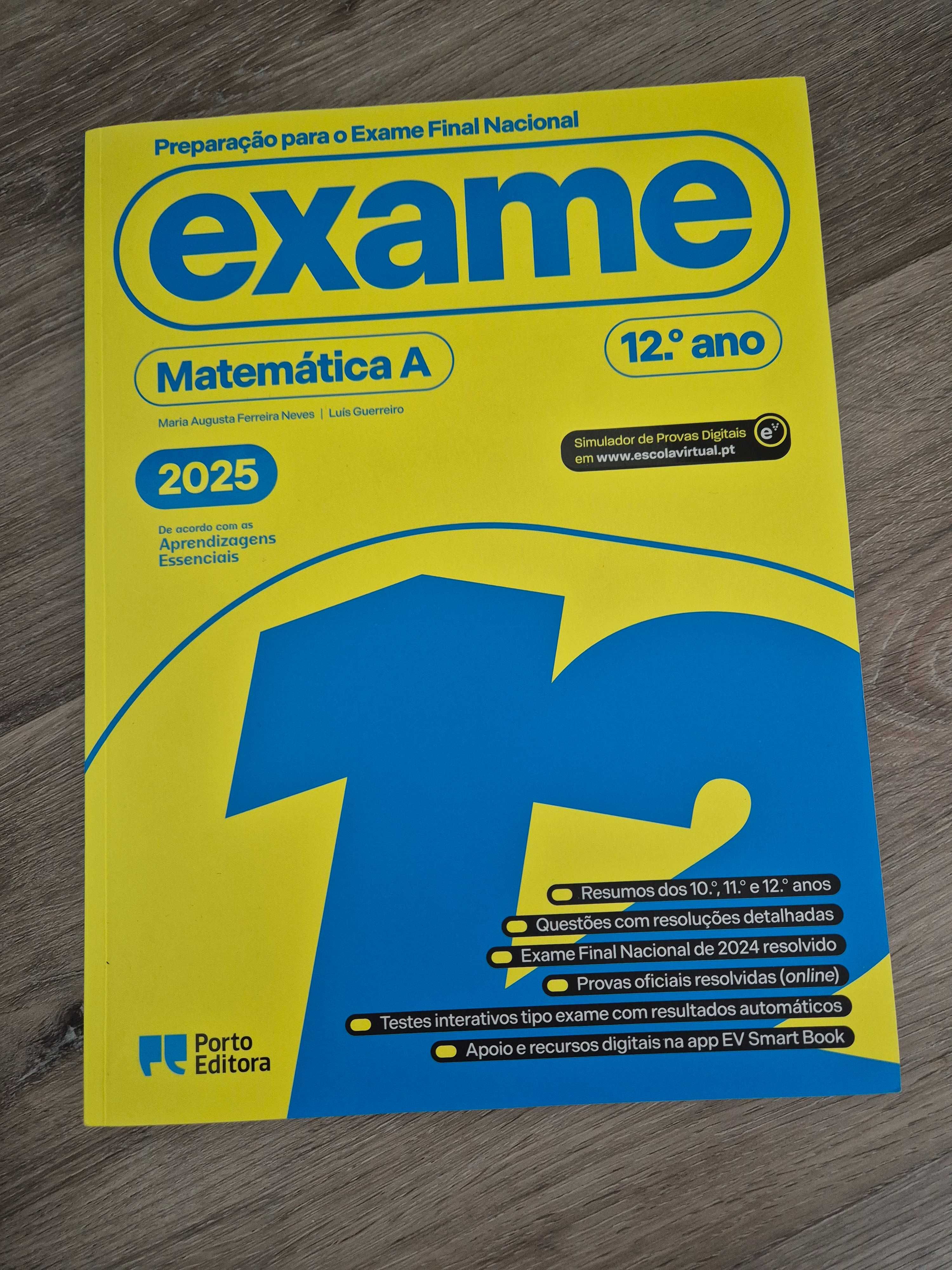 Livro de preparação para exame nacional de matemática