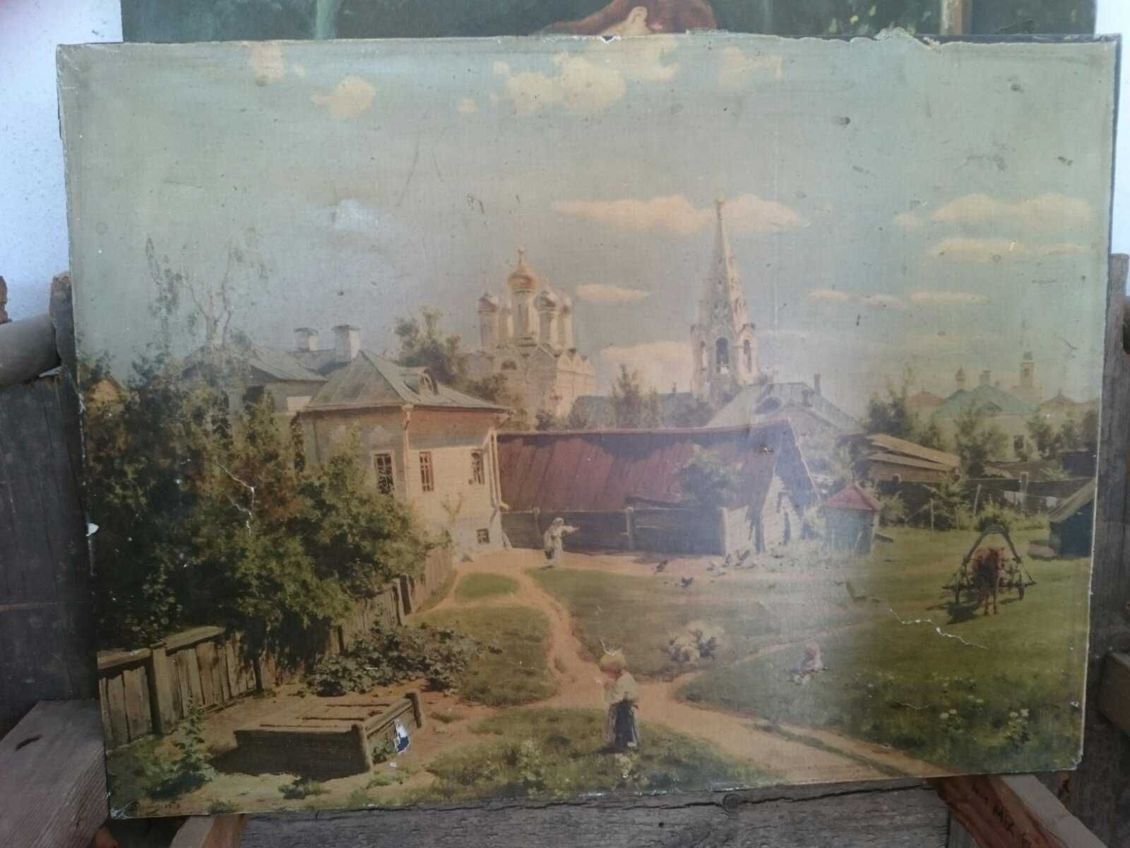 Картина Сельской дворик