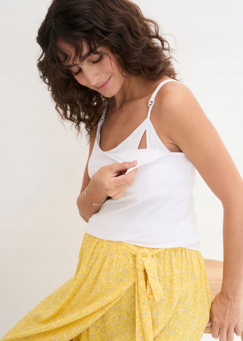 B.P.C 2-pak topów ciążowych i do karmienia bawełnianych ^40/42