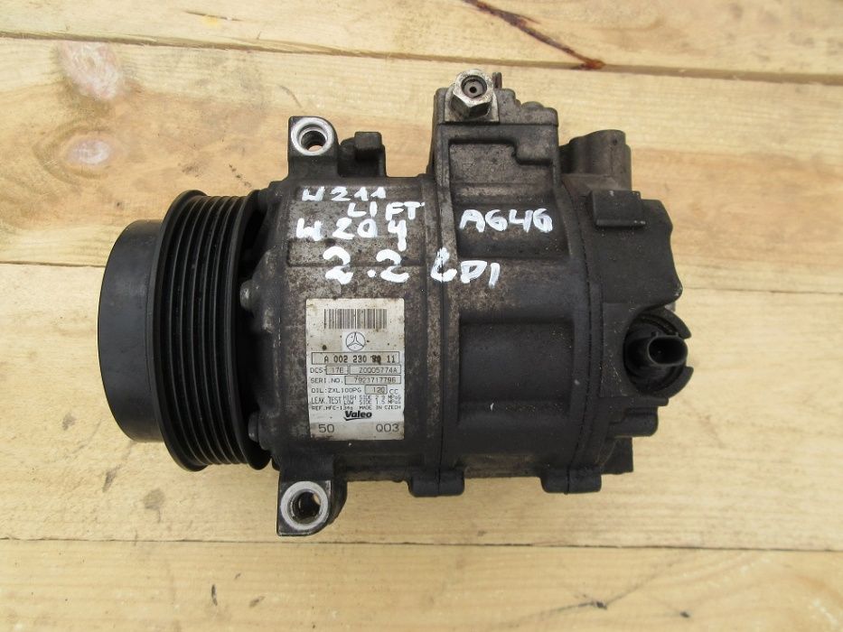 mercedes W211 LIFT W204 2.2 cdi sprężarka kompresor klimatyzacji