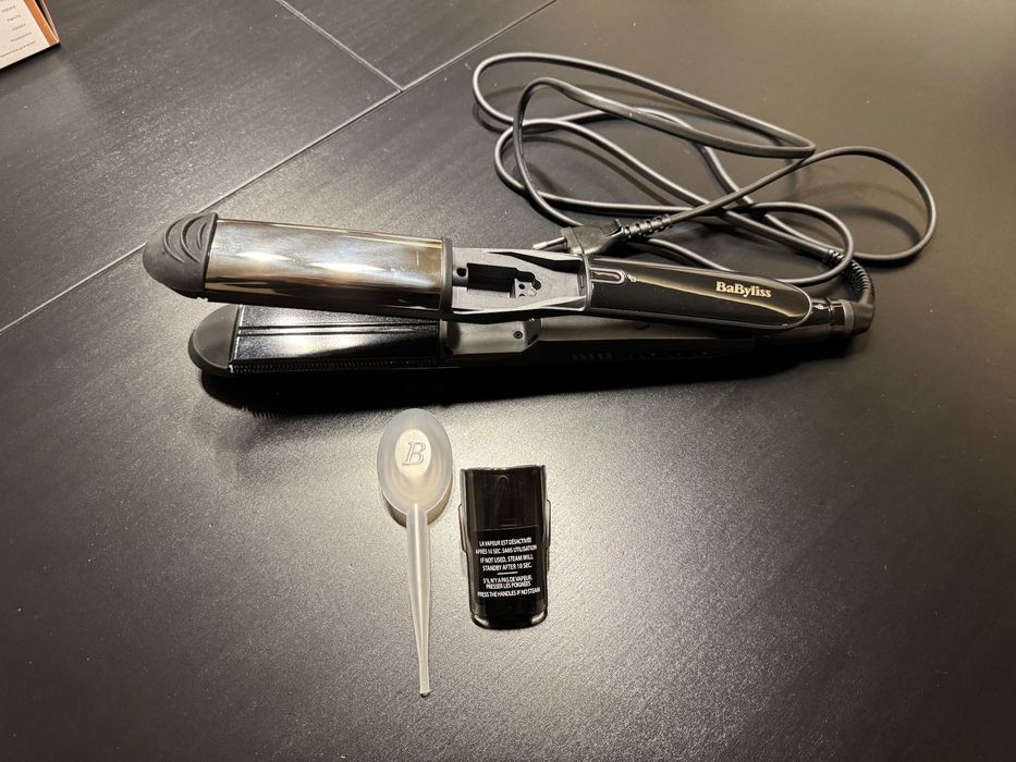 Ferro / Prancha de cabelo a vapor, alisa e ondula da Babyliss