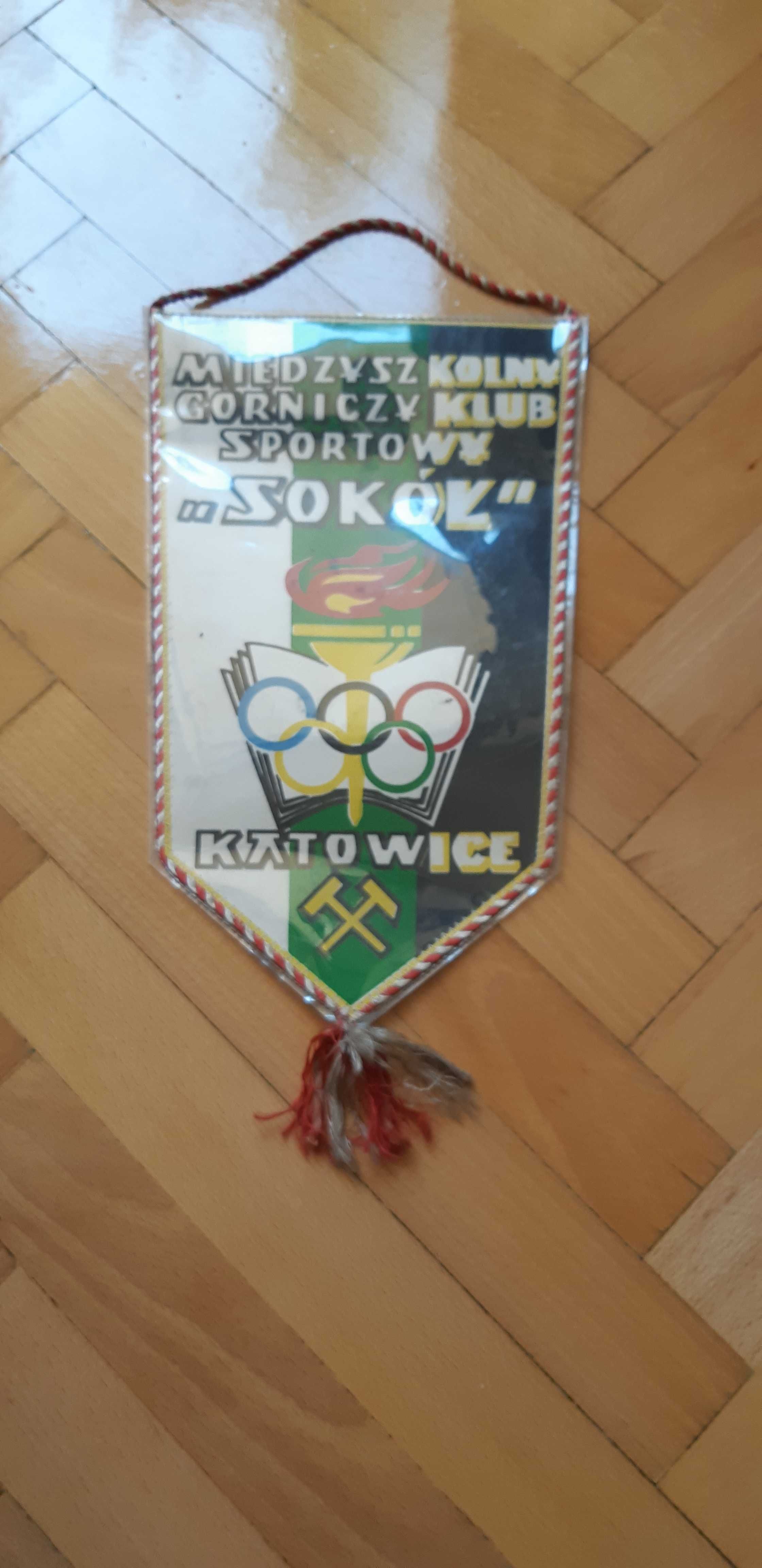 proporczyk Międzyszkolny Górniczy Klub Sportowy Sokół Katowice