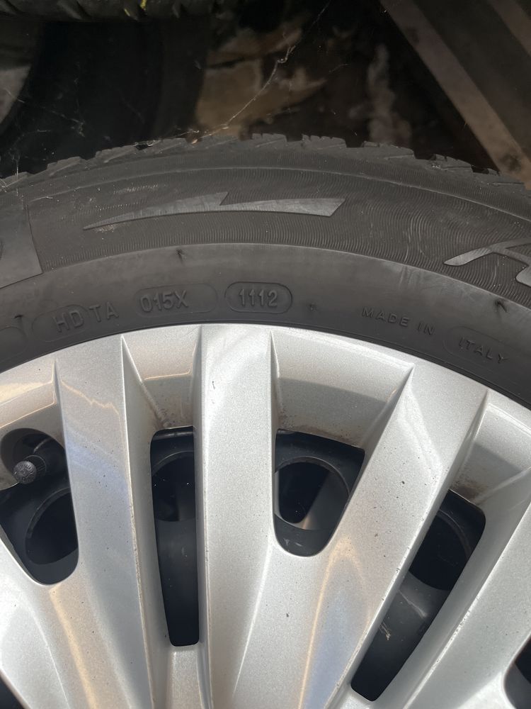 Koła felgi stalowe 15” VW ET47 6j 5x112 opony michelin super stan