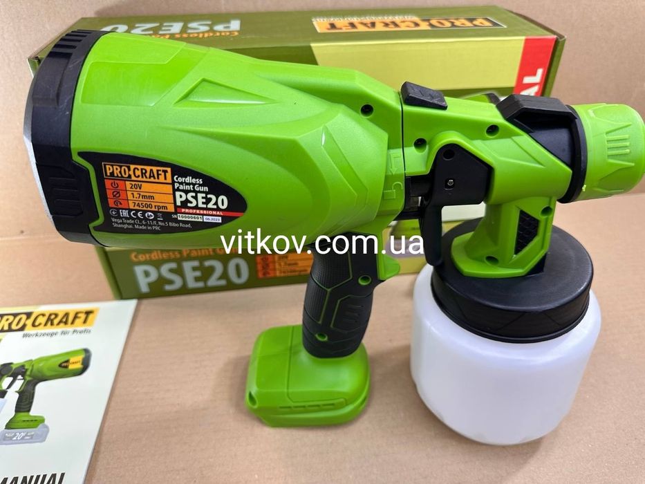 Фарбопульт акумуляторний Procraft PSE20 (без АКБ та ЗП)