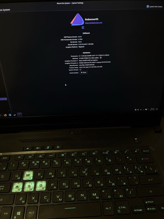 Asus TUF Dash F15 // Ігровий ноутбук