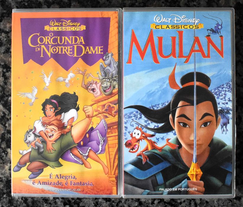 Lote 2 Disney - 7 filmes em VHS