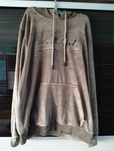 Bluza welurowa śliczna brąz L