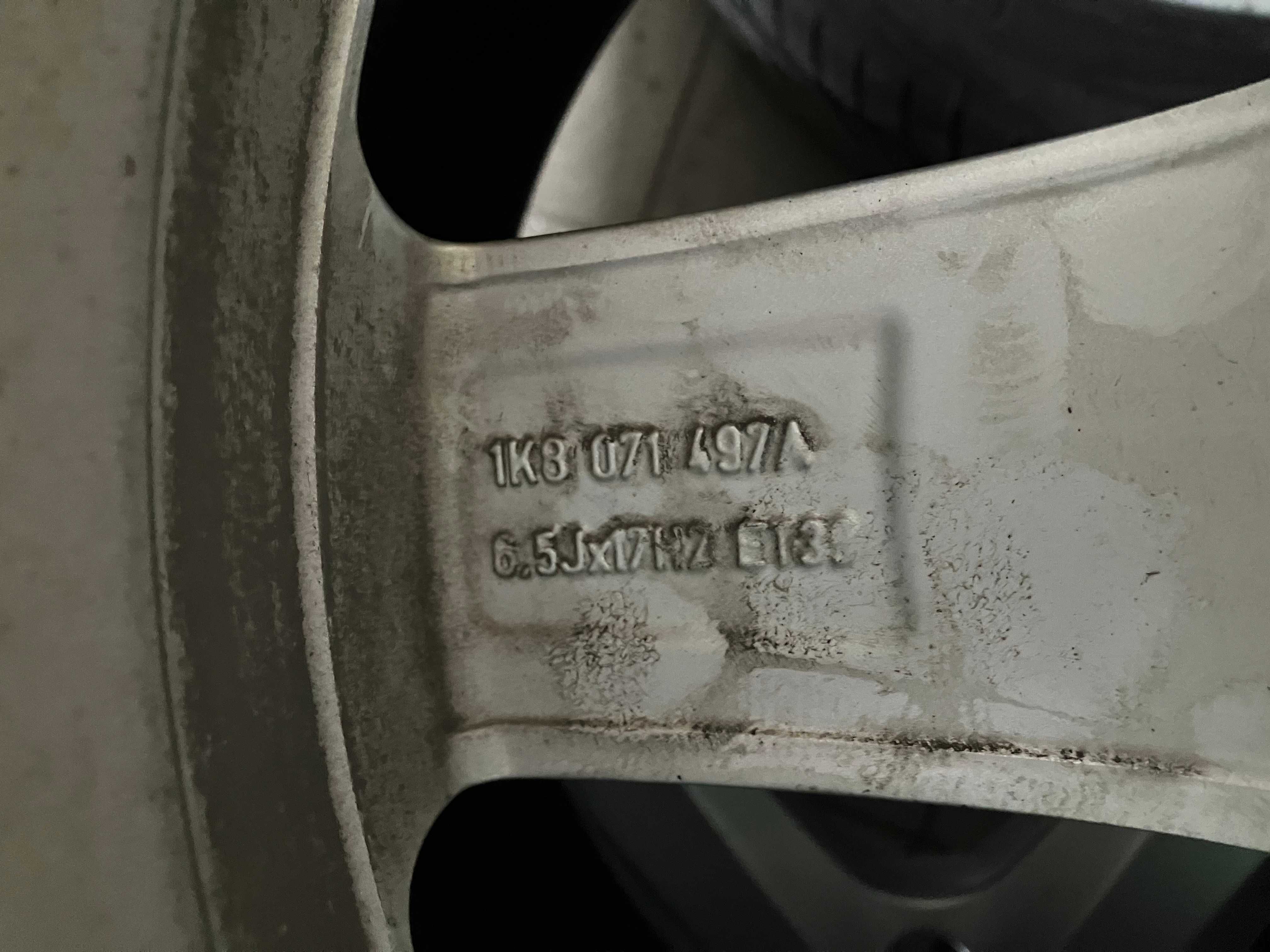Felgi aluminiowe 17" model ASPEN VW Seat Skoda oryginał made in German