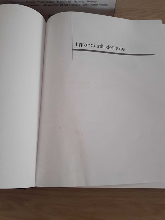 Grande livro de arte- I grandi stili dell´arte