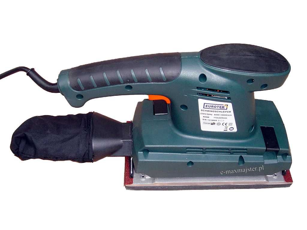 Szlifierka taśmowa oscylacyjna 800 W Eurotek