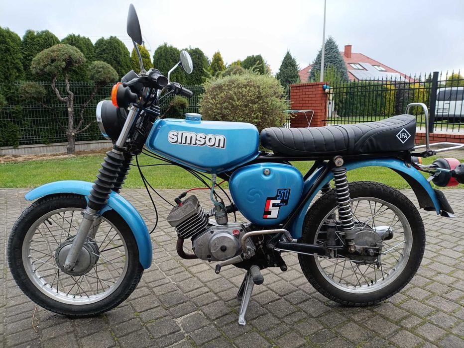 Simson S51 1986r zarejestrowany