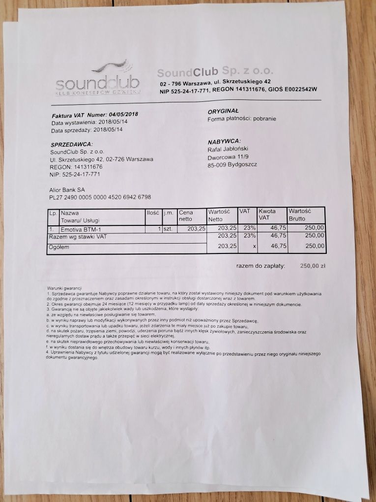 Przedwzmacniacz/preamp/dac/tuner/Emotiva Basx PT-100