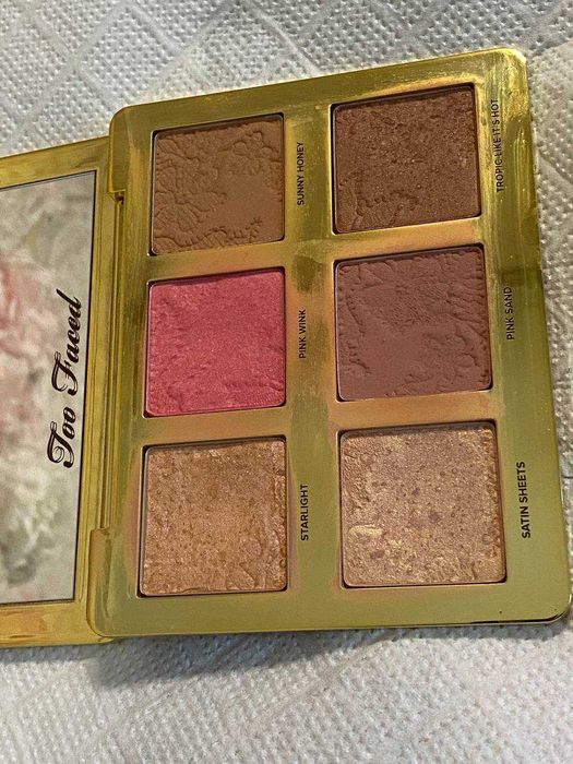 Палетки тіней Too faced, Morhe & Jeffree Star, Huda beauty